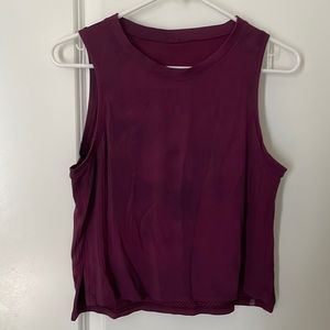 Lightweight crop top tank